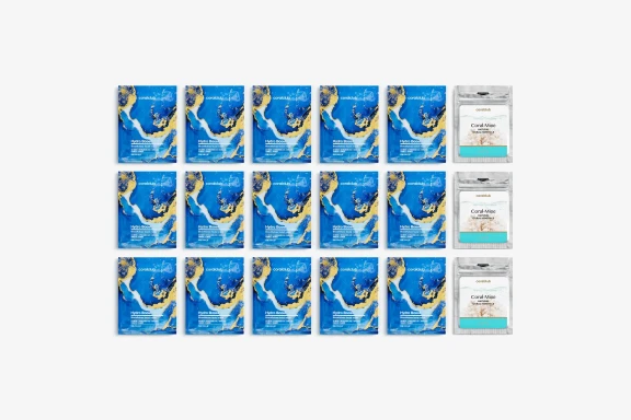 Hydro Boost Biocellulose Facial Mask, 25 ml, 15 kotikest + Coral-Mine, 30 kotikest, 1 g